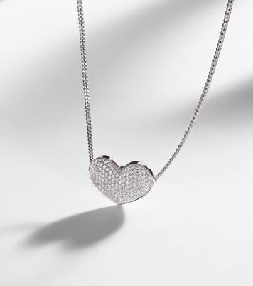 Halskette Heart aus 18kt Weißgold mit Diamanten | Eéra