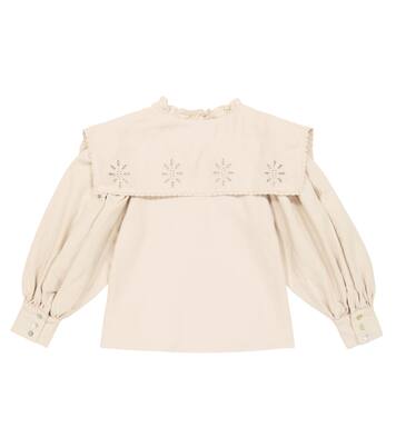 Geraldine cotton piqué blouse | The New Society