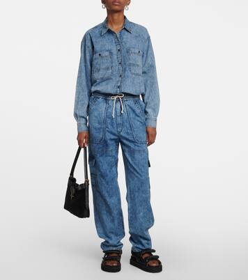 Gerade Hose Viamao aus Baumwoll-Chambray | Marant Etoile