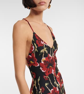 Form-fitting printed jumpsuit | Norma Kamali