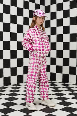 Veste en jean à carreaux | MM6 Maison Margiela Kids