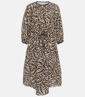 Cotton-blend minidress | Brunello Cucinelli