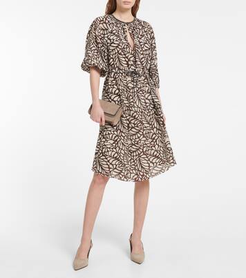 Cotton-blend minidress | Brunello Cucinelli