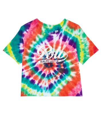 Logo tie-dye cotton jersey T-shirt | Polo Ralph Lauren Kids