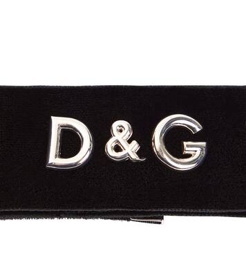 Logo velvet necklace | Dolce&Gabbana Kids