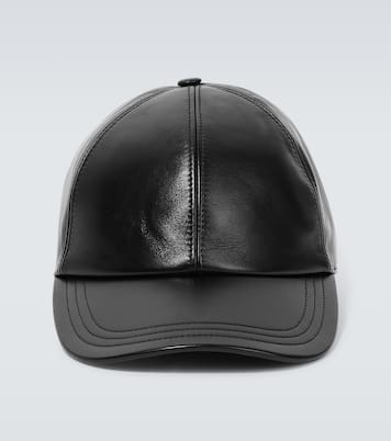 Casquette en cuir | Prada
