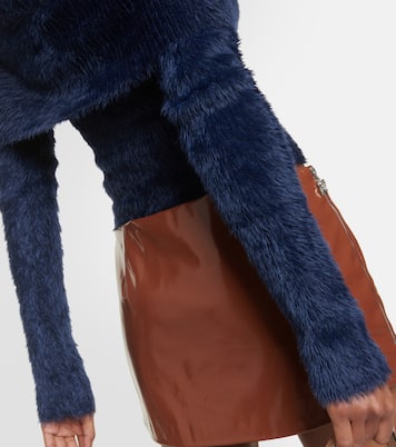 Pull raccourci à encolure bardot | Acne Studios