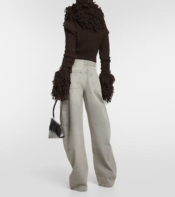 Jeans barrel Effie de tiro alto | The Attico