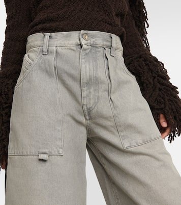 Jeans barrel Effie de tiro alto | The Attico