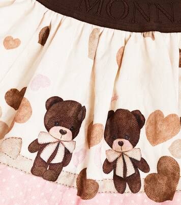 Baby printed pleated skirt  | Monnalisa