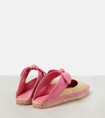 Reka leather-trimmed espadrilles | Jimmy Choo