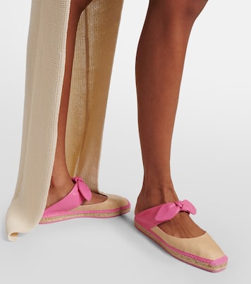 Reka leather-trimmed espadrilles | Jimmy Choo