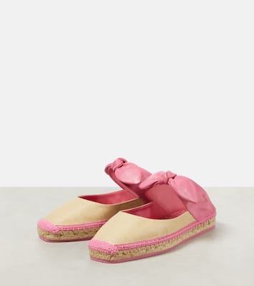 Reka leather-trimmed espadrilles | Jimmy Choo