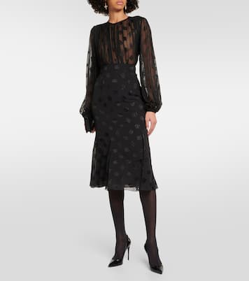 Midirock DG aus Devoré | Dolce&Gabbana