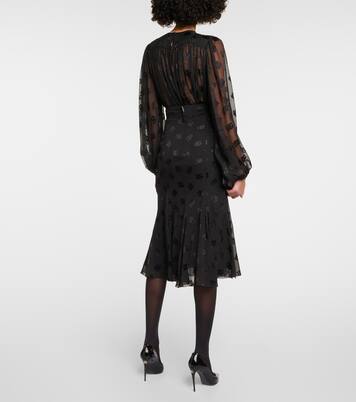 Midirock DG aus Devoré | Dolce&Gabbana