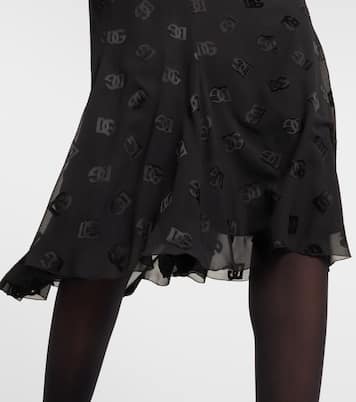 Midirock DG aus Devoré | Dolce&Gabbana