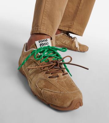 x New Balance 530 SL suede sneakers | Miu Miu
