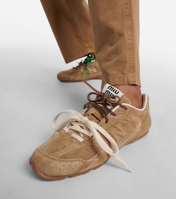 x New Balance 530 SL suede sneakers | Miu Miu