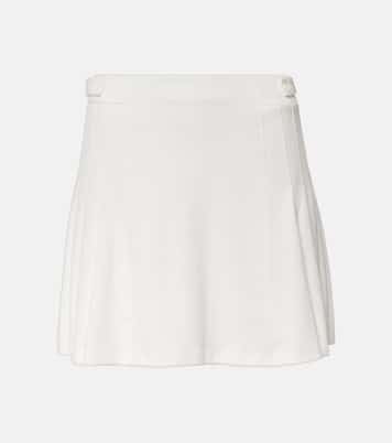 Pasadena Cher pleated cotton miniskirt | The Upside