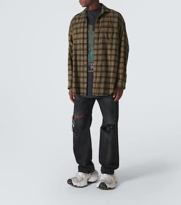 Paris Liberty layered cotton shirt | Balenciaga