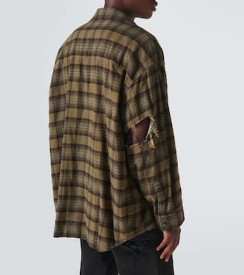 Paris Liberty layered cotton shirt | Balenciaga