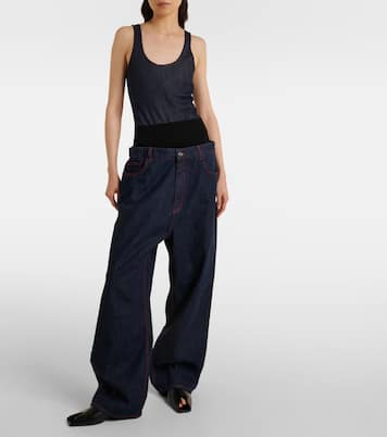Low-rise wide-leg jeans | Alaïa