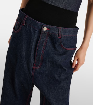 Low-rise wide-leg jeans | Alaïa