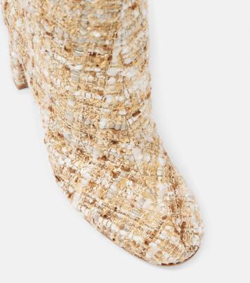 Stiefel aus Bouclé | Gianvito Rossi