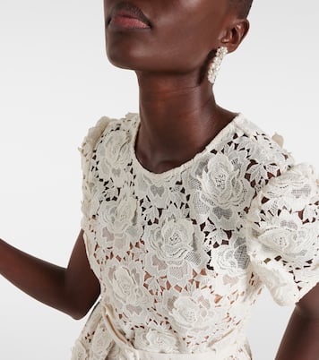 Midikleid aus Spitze | Self-Portrait