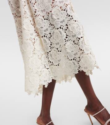 Midikleid aus Spitze | Self-Portrait