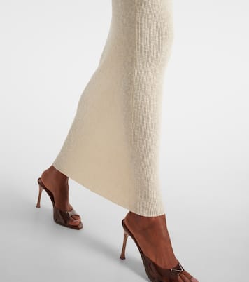 Abito lungo in crochet di lino e cotone | Magda Butrym