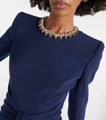 Sunday embellished crêpe gown | Jenny Packham