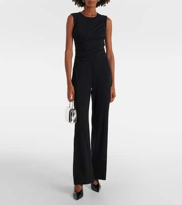 Jagger draped jersey jumpsuit | Staud