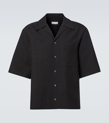 Skull jacquard bowling shirt | McQueen