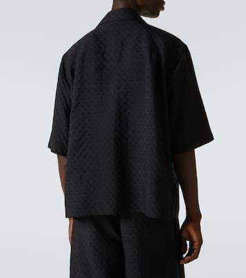 Skull jacquard bowling shirt | McQueen