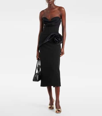 Perla 70 croc-effect leather mules | Malone Souliers