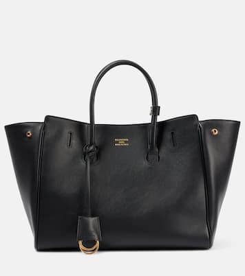 Hamptons Small leather tote bag | Balenciaga
