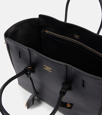 Hamptons Small leather tote bag | Balenciaga