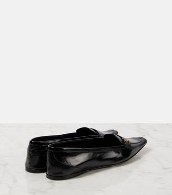 Poppy leather ballet flats | Saint Laurent