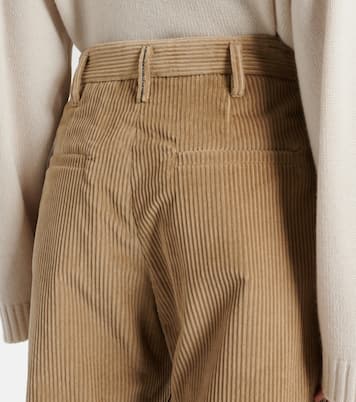 High-Rise-Hose aus Baumwolle | Brunello Cucinelli
