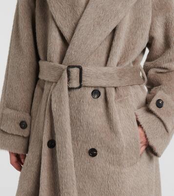 Foster alpaca and wool trench coat | Loro Piana