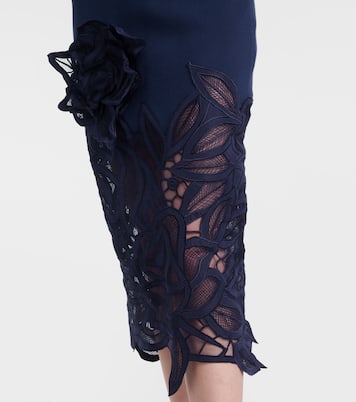 Midikleid aus Spitze | Oscar de la Renta