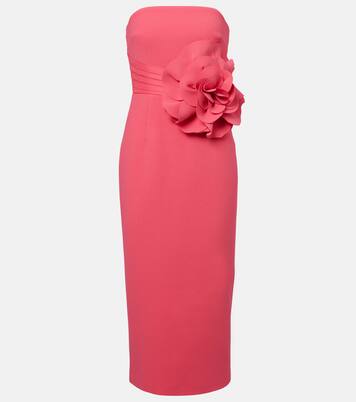 Robe bustier en crêpe à fleurs | Rebecca Vallance