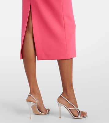 Robe bustier en crêpe à fleurs | Rebecca Vallance