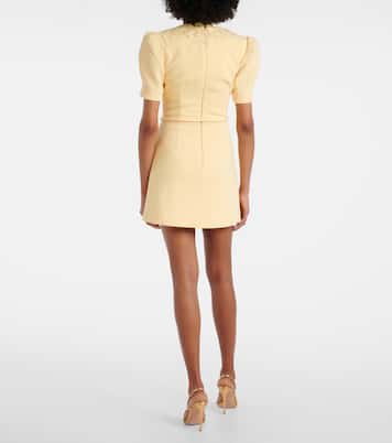 Robe Lulu en crêpe à dentelle | Rebecca Vallance