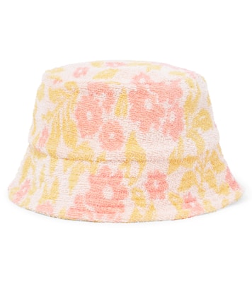 Lajik floral cotton-blend terry bucket hat | Louise Misha