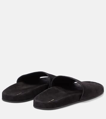 Hugh suede slides | The Row