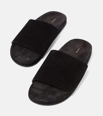 Hugh suede slides | The Row