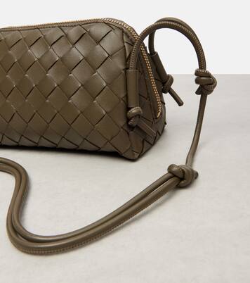 Concert leather crossbody bag | Bottega Veneta