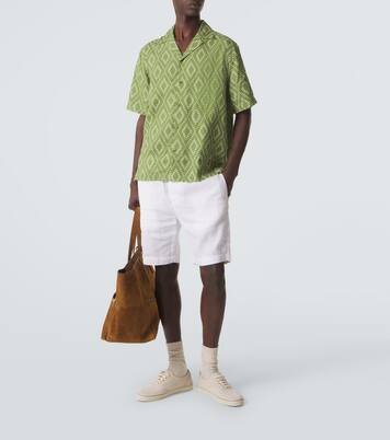 Bedrucktes Hemd Roberto aus Leinen | Frescobol Carioca